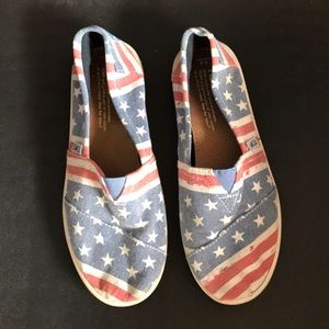 American Flag Toms Shoes